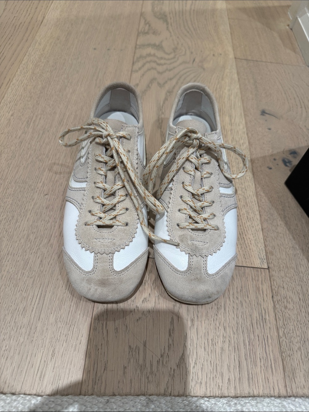 Dries Van Noten White and Grey Sneakers